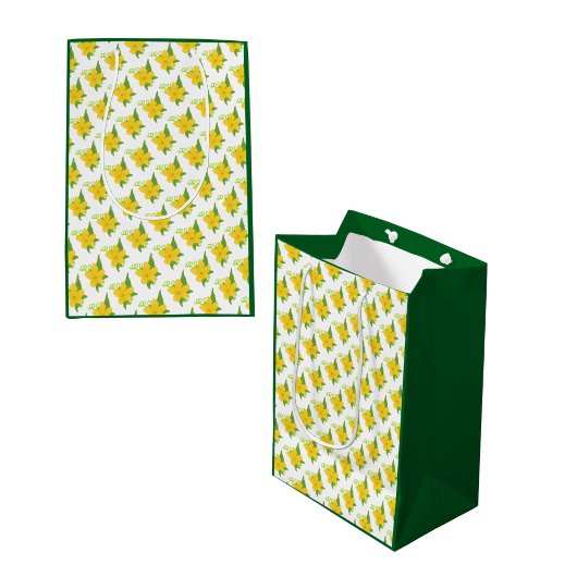 Pickle & Fresh Collection patterned floral Mittlere Geschenktüte