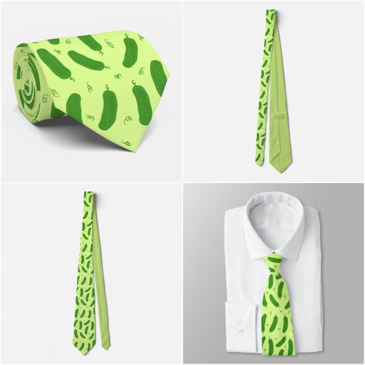 Pickle & Fresh Collection patterned Krawatte