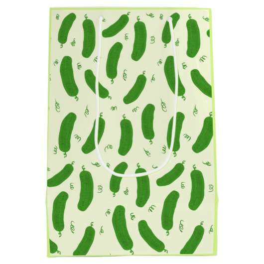 Pickle & Fresh Collection patterned Mittlere Geschenktüte (Rückseite)