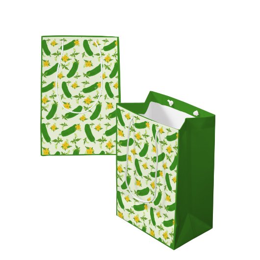 Pickle & Fresh Collection patterned Mittlere Geschenktüte