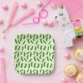 Pickle & Fresh Collection patterned Pappteller (Party)