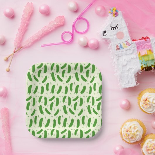 Pickle & Fresh Collection patterned Pappteller (Party)