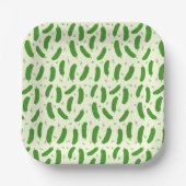 Pickle & Fresh Collection patterned Pappteller (Vorderseite)