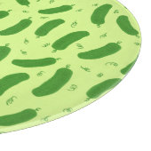 Pickle & Fresh Collection patterned Schneidebrett (Ecke)