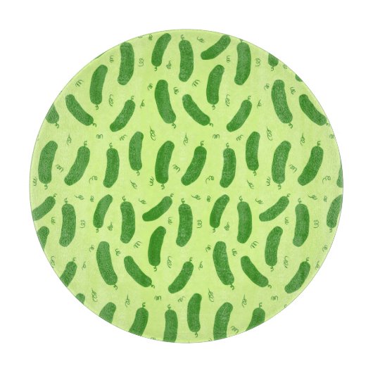 Pickle & Fresh Collection patterned Schneidebrett (Vorderseite)