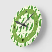 Pickle & Fresh Collection Runde Wanduhr (Winkel)