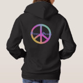 Pickle Frieden Pink Hoodie (Rückseite)