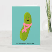 Pickle Holiday Card Feiertagskarte (Vorderseite)