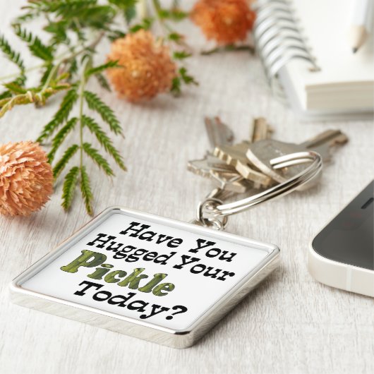 Pickle Hugger Schlüsselanhänger (Seite)