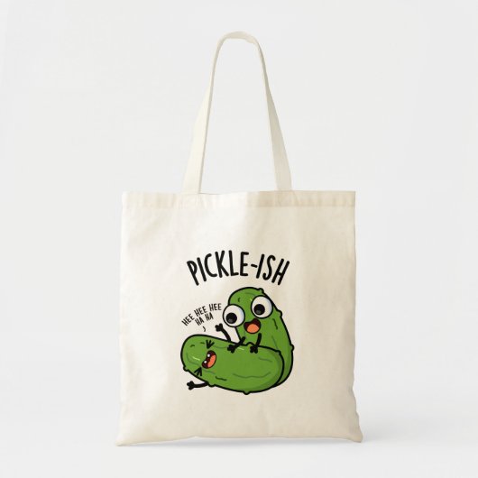 Pickle-ish Ticklish Funny Pickle Puns Tragetasche (Vorne)