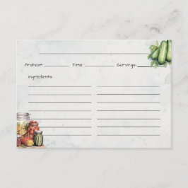 Pickle Jar Basic Recicard Begleitkarte