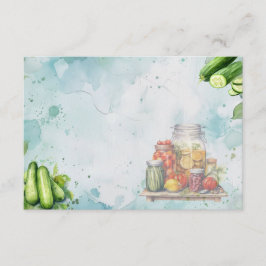 Pickle Jar Blank Recicard Begleitkarte