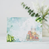Pickle Jar Blank Recicard Begleitkarte (Stehend Vorderseite)