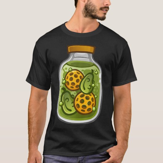 Pickle Jar Pickleball Jar Funny Pickleball Player T-Shirt (Vorderseite)