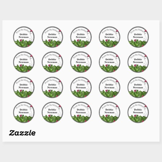 Pickle Jar Stickers Personalisiert (Blatt)