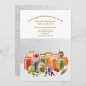 Pickle Jars Einladung (Vorne/Hinten)