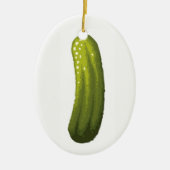 Pickle Keramik Ornament (Vorne)