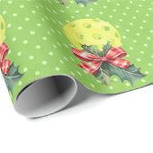 Pickle Kugel Weihnachten Thema Geschenkpapier (Rolleneckpunkt)