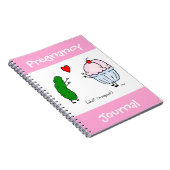 Pickle-Lieben Ice Cream Pregnancy Journal Notizblock (Rechte Seite)