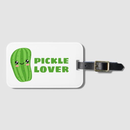 Pickle Lover Gepäckanhänger (Vorderseite (Horizontal))