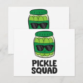 Pickle Lover Team Pickles Funny Pickle Squad (Vorne/Hinten)