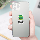 Pickle Lover Team Pickles Funny Pickle Squad Aufkleber (Telefon)