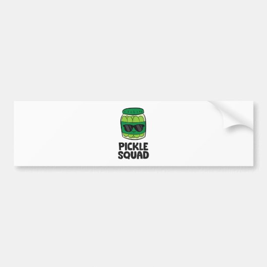 Pickle Lover Team Pickles Funny Pickle Squad Autoaufkleber (Vorne)