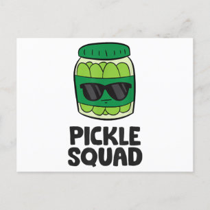 Pickle Lover Team Pickles Funny Pickle Squad Feiertagspostkarte
