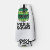 Pickle Lover Team Pickles Funny Pickle Squad Flaschenkühler (Rückseite)