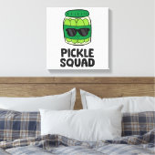 Pickle Lover Team Pickles Funny Pickle Squad Leinwanddruck (Insitu (Schlafzimmer))