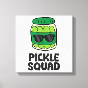 Pickle Lover Team Pickles Funny Pickle Squad Leinwanddruck