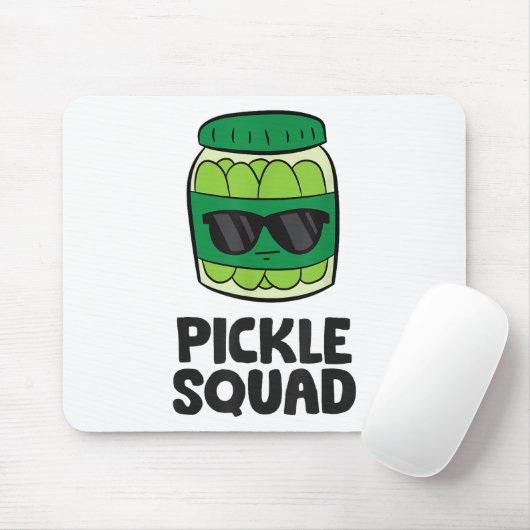 Pickle Lover Team Pickles Funny Pickle Squad Mousepad (Mit Mouse)