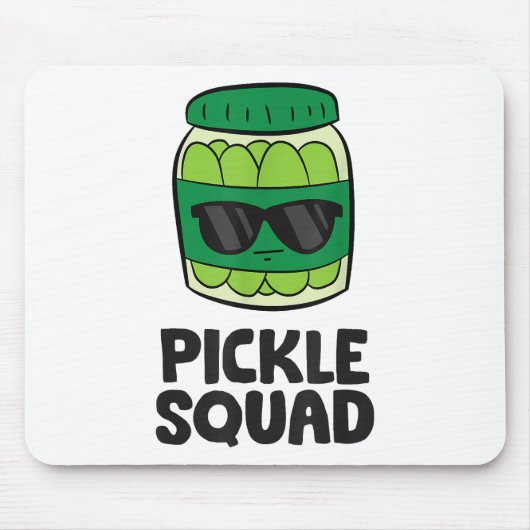 Pickle Lover Team Pickles Funny Pickle Squad Mousepad (Vorne)