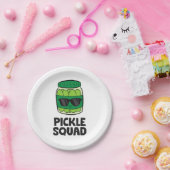 Pickle Lover Team Pickles Funny Pickle Squad Pappteller (Party)