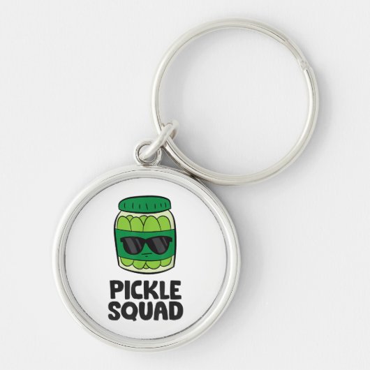 Pickle Lover Team Pickles Funny Pickle Squad Schlüsselanhänger (Vorne)