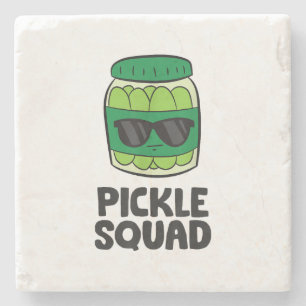 Pickle Lover Team Pickles Funny Pickle Squad Steinuntersetzer