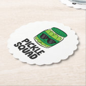 Pickle Lover Team Pickles Funny Pickle Squad Untersetzer (angewinkelt)