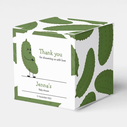 Pickle me Happy Baby Dusche Geschenkschachtel (Vorderseite)