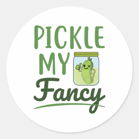 Pickle meine Extravaganten Pickles Lover Niedlich Runder Aufkleber (Vorderseite)