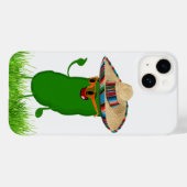 Pickle mit mexikanischem Sombrero Case-Mate iPhone Hülle (Rückseite (Horizontal))