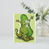 Pickle Monster Postkarte (Stehend Vorderseite)