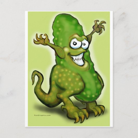 Pickle Monster Postkarte (Vorderseite)