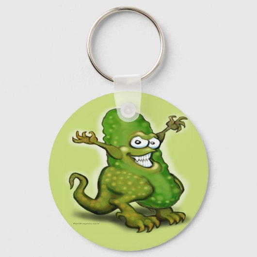 Pickle Monster Schlüsselanhänger (Vorderseite)