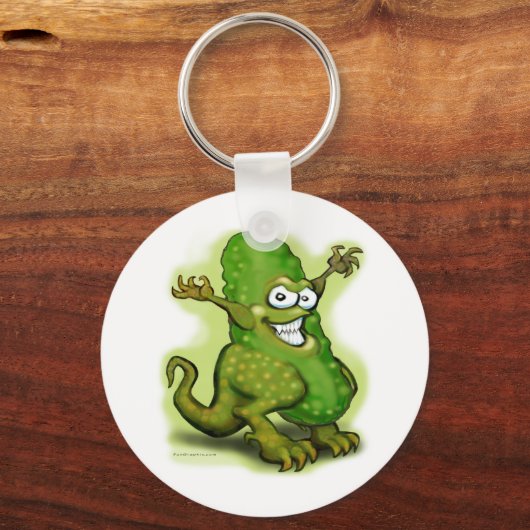 Pickle Monster Schlüsselanhänger (Vorderseite)