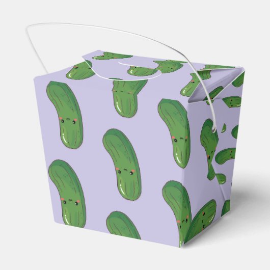 Pickle Muster Geschenkschachtel (Rückseite)