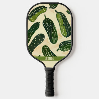 Pickle Muster Individuelle Name Pickleball Paddel Schläger
