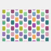 Pickle Party Fun Playful Hellrosa Regenbogen Geschenkpapier Set (Vorderseite)