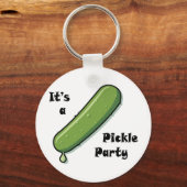 Pickle Party Schlüsselanhänger (Vorderseite)