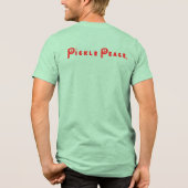 pickle peace Christmas t shirt (Rückseite)