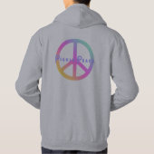 Pickle peace sweatshirt in pastels (Rückseite)